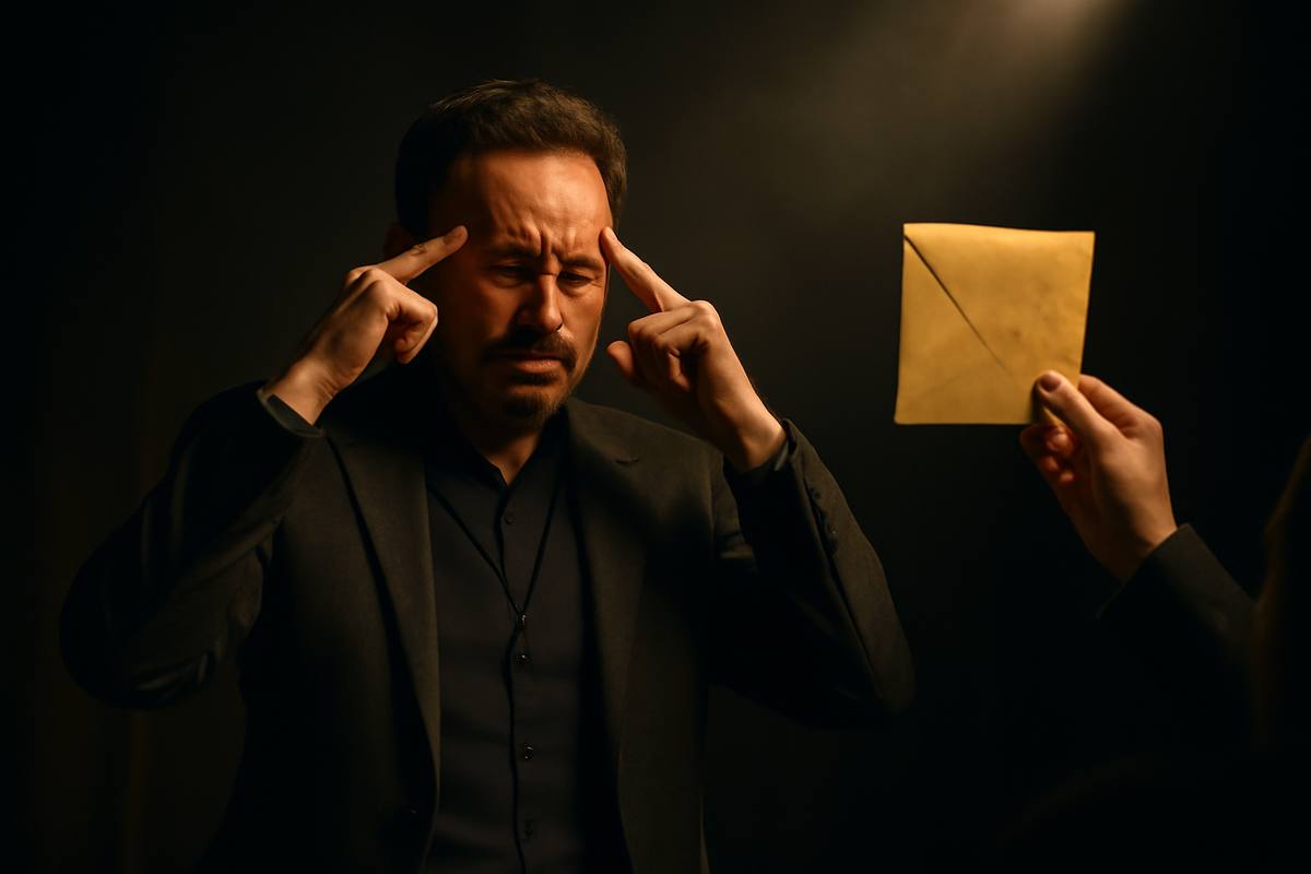 Jack Bodenstein during an interview about his magic career
